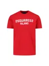Dsquared2 T-shirt Logo  In Red