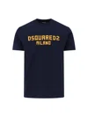 Dsquared2 T-shirt Logo  In Blue