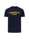 Dsquared2 T-shirt Logo  In Blue