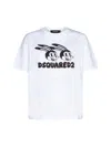 Dsquared2 Woman T-shirt White Size L Cotton In White