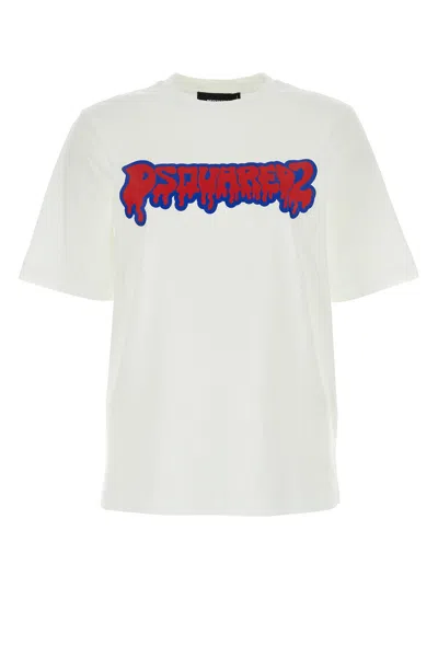 Dsquared2 T-shirt-m Nd Dsquared Female In White