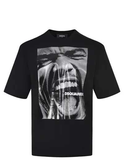 Dsquared2 T Shirt Made Of Cotton. In Black