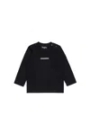 Dsquared2 Long Sleeves Jersey T-shirt With Logo In Black