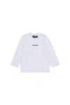 Dsquared2 Long Sleeves Jersey T-shirt With Logo In White