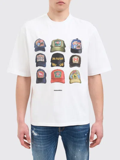 DSQUARED2 DSQUARED2 T-SHIRT MEN COLOR WHITE,H86936001