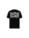 Dsquared2 Shark Motif Logo Print T-shirt In Nero