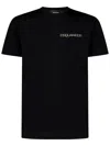 Dsquared2 Palm Beach Printed Cotton T-shirt In Nero