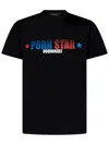 Dsquared2 Slogan-print Cotton T-shirt In Black