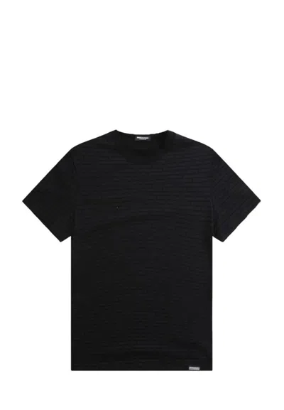Dsquared2 T-shirt Round Neck T-shirt In Black