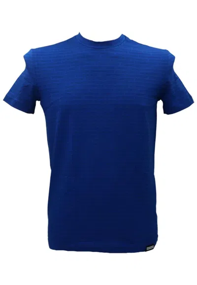 Dsquared2 T-shirt Round Neck T-shirt In Blue