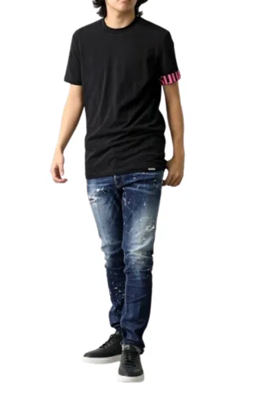 Dsquared2 T-shirt Round Neck T-shirt In Black