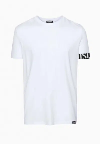 Dsquared2 T-shirt Round Neck T-shirt In White