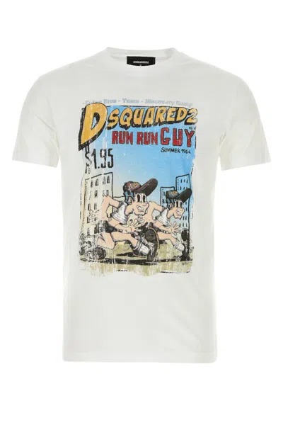 Dsquared2 T-shirt-s Nd Dsquared Male In White