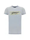 Dsquared2 Logo-print Cotton T-shirt In Sky