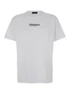 Dsquared2 'cool Fit Tee' White T-shirt With Logo Print On The Front In Cotton Man In White