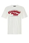 Dsquared2 Regular Fit Tee-l Nd Dsquared Male In White