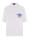 Dsquared2 White Cotton T-shirt With Logo In White