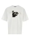 Dsquared2 Graphic Print Crew Neck Short Sleeve T-shirt In White