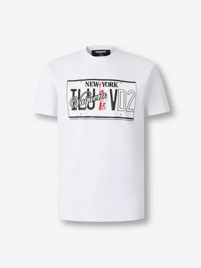 Dsquared2 Graphic-print T-shirt In White