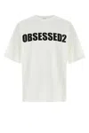 Dsquared2 Loose Fit Crew-neck T-shirt With Print In White
