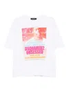 Dsquared2 Dsquared White Cotton T-shirt In White