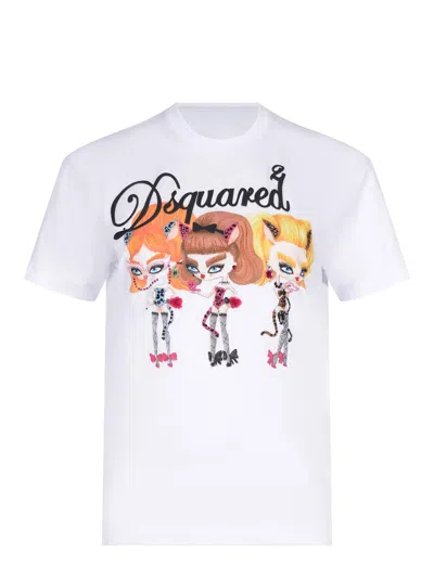 Dsquared2 T-shirt In White