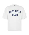 Dsquared2 Men White T-shirt With Logo Print On The Front In Cotton Man In White