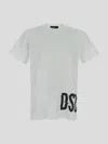 Dsquared2 Cool Fit Dsq2 Logo T-shirt In White
