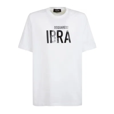 Dsquared2 Man T-shirt White Size Xl Cotton
