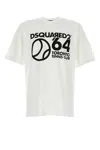 Dsquared2 Dsquared White Cotton Oversize T Shirt In White