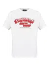 Dsquared2 Regular Fit Tee-l Nd Dsquared Male In White