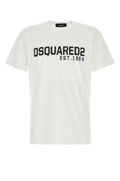 Dsquared2 Cool Fit Tee-xl Nd Dsquared Male In White