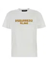 Dsquared2 White Cotton T-shirt In White