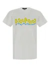 Dsquared2 Crew Neck Cool Fit T-shirt With Printed Logo In White