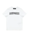 Dsquared2 D2t971u Relax-eco T-shirt Dsquared Organic Cotton Jersey Crewneck T-shirt With Logo In White