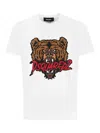 Dsquared2 Man T-shirt White Size L Cotton In White