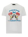 Dsquared2 T-shirt With Canadian Twins Print