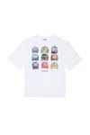 Dsquared2 T-shirt With Cap Print And Logo In Multi