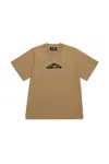 Dsquared2 T-shirt With Contrasting Logo In Beige