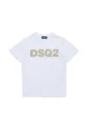 Dsquared2 T-shirt Con Logo Dsq2 In White