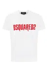 Dsquared2 Logo-print Cotton T-shirt In White