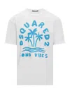 DSQUARED2 DSQUARED2 T-SHIRT WITH LETTERING PRINT