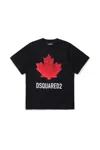 Dsquared2 T-shirt With Logo In Black