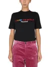 Dsquared2 Slogan-print T-shirt In Black