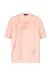 Dsquared2 Logo T-shirt In Pink
