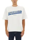 Dsquared2 Logo-print Oversized T-shirt In White