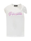 Dsquared2 White Knotted T-shirt In White