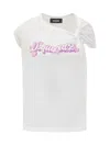 Dsquared2 White Knotted T-shirt In White