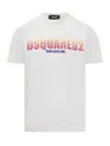 Dsquared2 White Cotton T-shirt In White