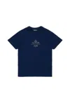 Dsquared2 T-shirt With Maple Leaf In Blue